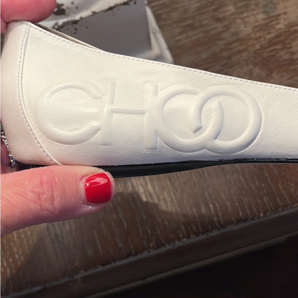 Jimmy Choo buttery soft leather flats (brand new) NO EMAILS OR TEXT! Only posh